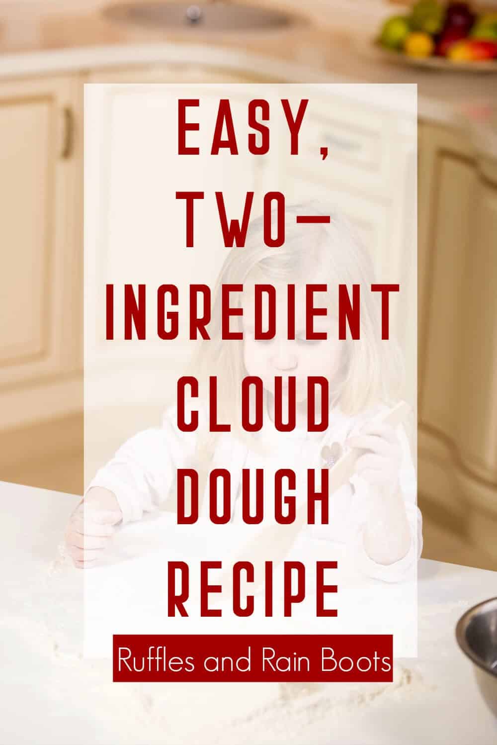 Flour Cloud Dough Recipe an Sensory Play Ideas