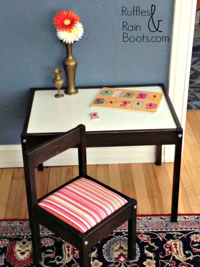 Turn an Inexpensive Ikea LATT Table into a Playroom Staple