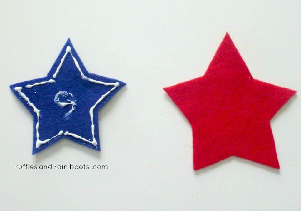 star wand DIY toddler and kids crafts Independence Day 4th of July