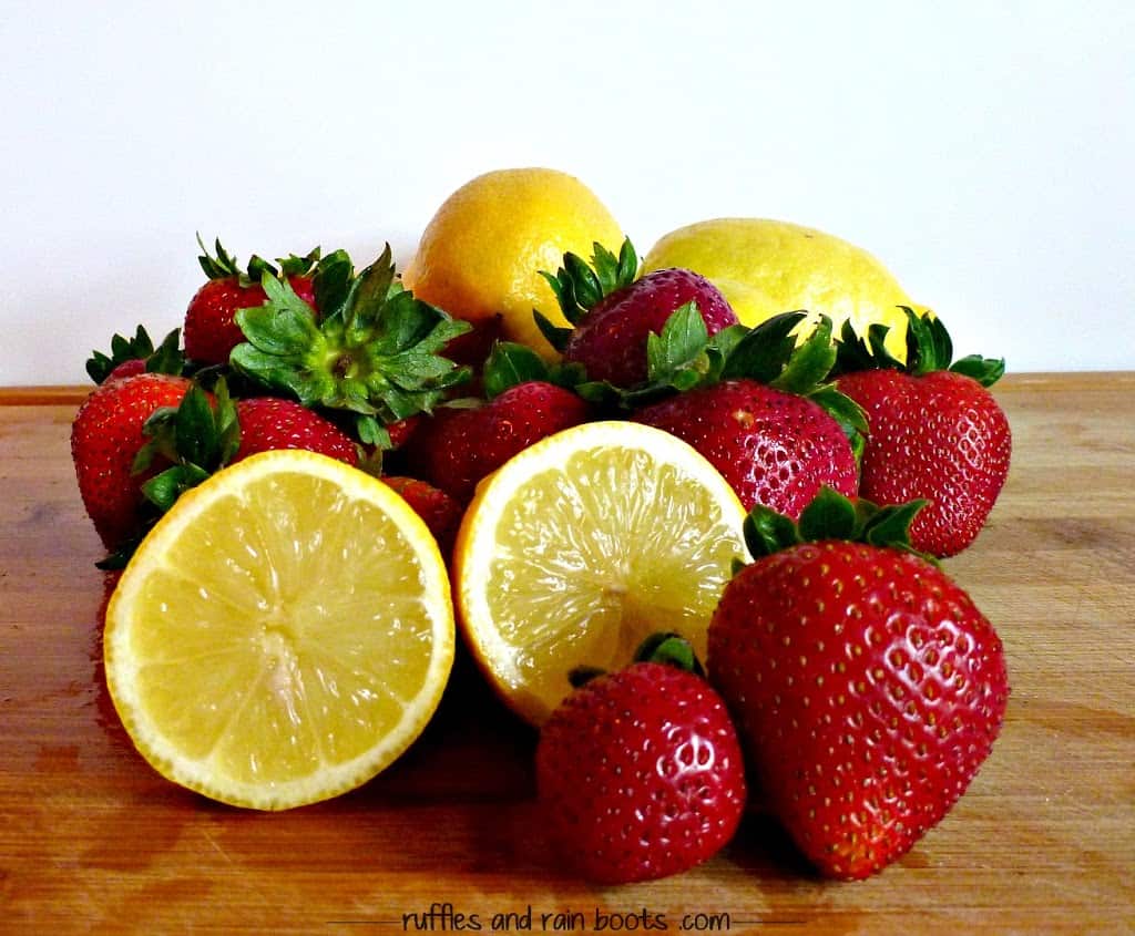 Homemade Strawberry Lemonade 