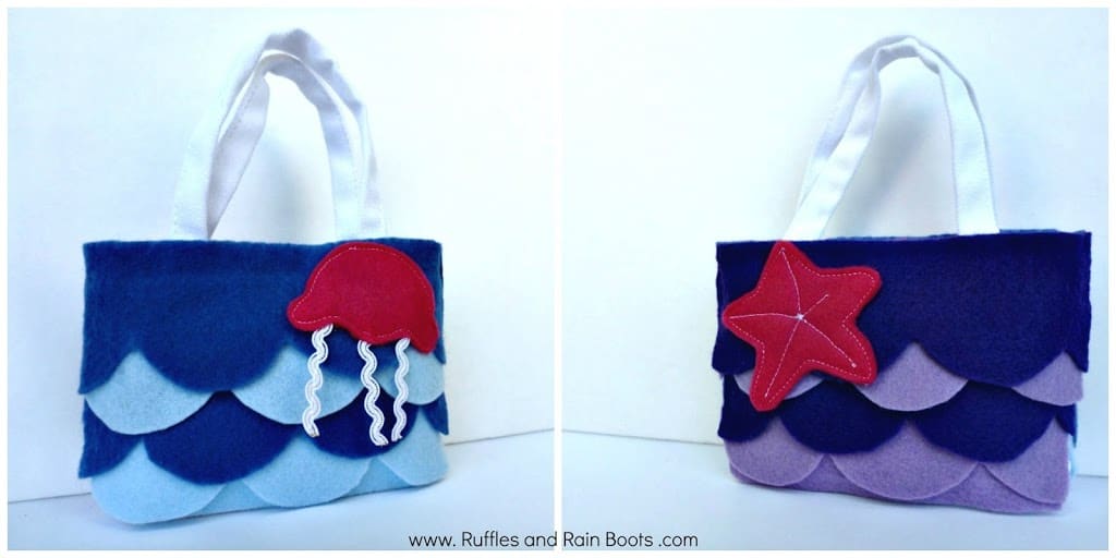 Double Sided Felt Bag for Party Favors