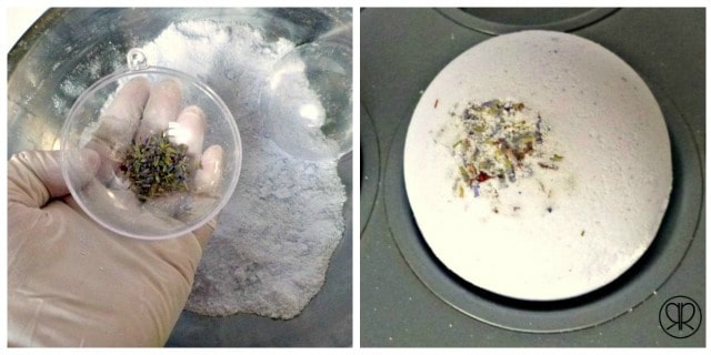 How to Make Bath Bombs with Lavender flowers