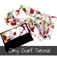 Silk Scarf Tutorial by Ruffles and Rain Boots