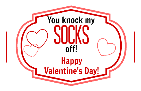Valentines Day Socks