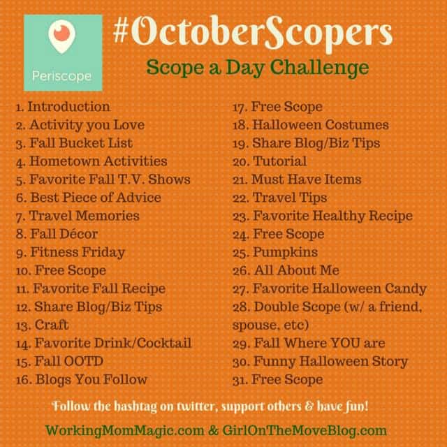 October Scopers Scope a Day Challenge