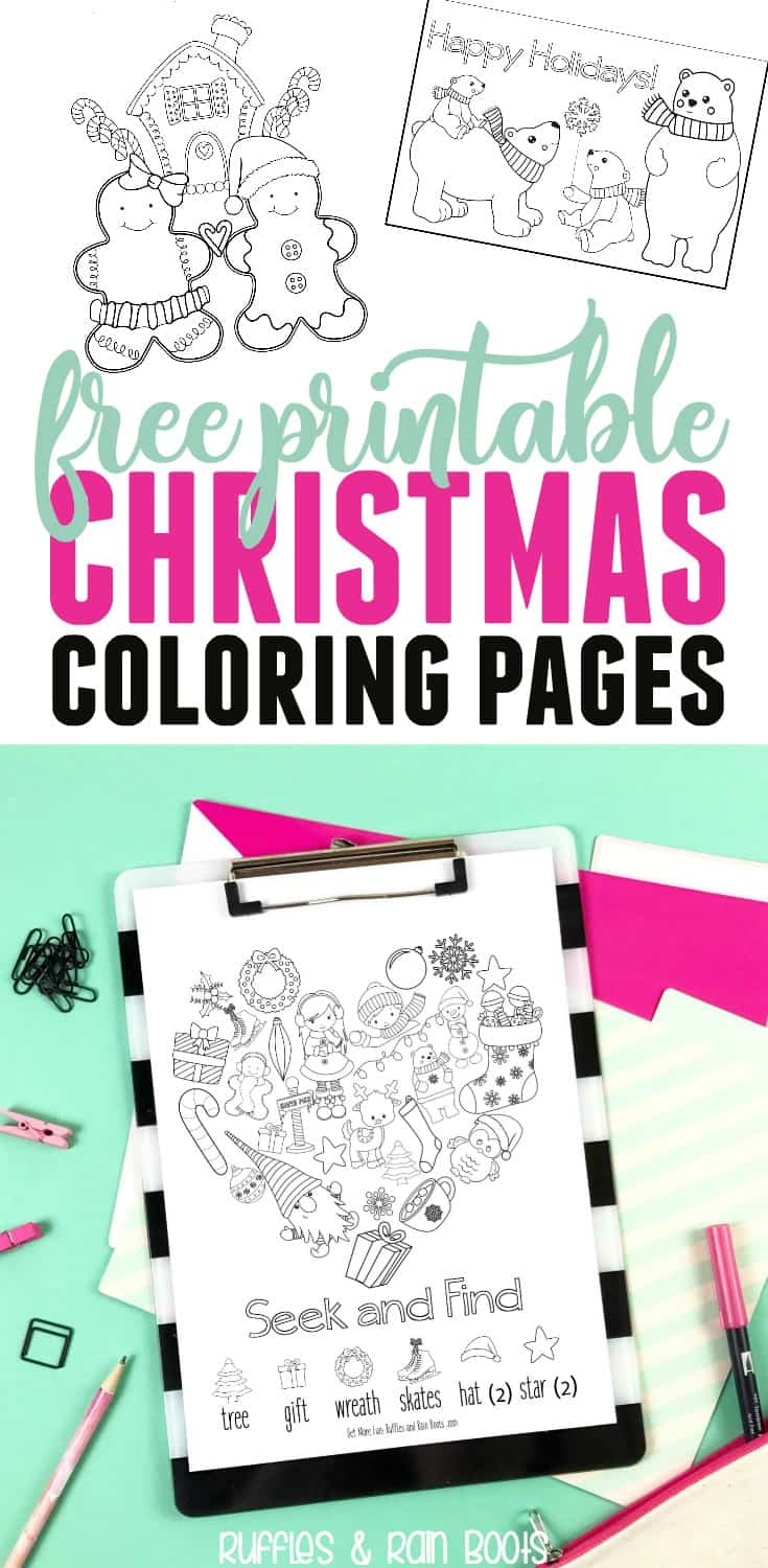 Get this free Christmas printables pack today! The entire printable pack includes gifts, advents, service ideas, and so much more! #Christmas #printable #freecoloring #coloringpages #kidscoloring