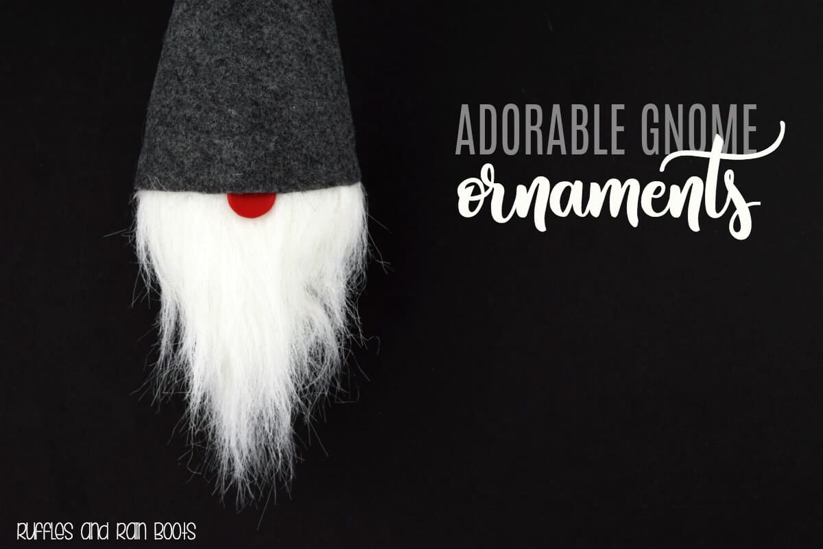 How to Make an Adorable, Easy DIY Gnome Ornament for Christmas, Holiday, and Year-Round Decor