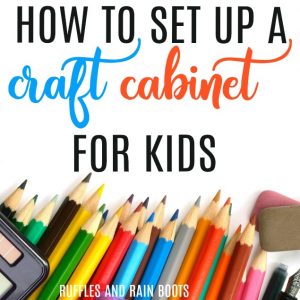 Learn how to set up a craft kit for kids without wasting money on craft supplies