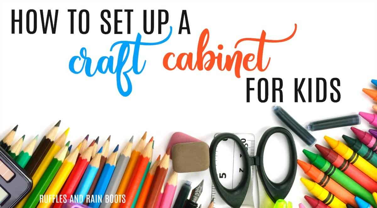 Learn how to set up a craft kit for kids without wasting money on craft supplies