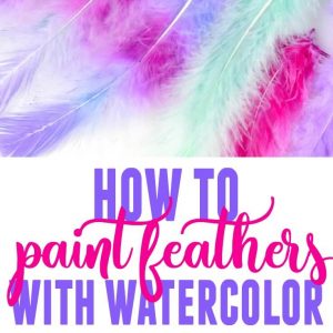 How to Dye Feathers – Paint Feathers with Watercolor
