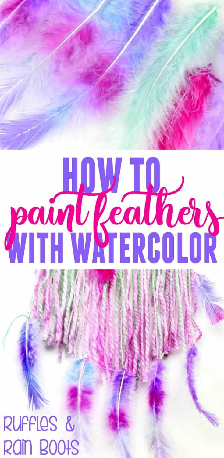 How to paint realistic iridescent coloured feathers in watercolour