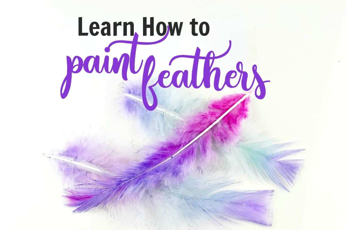 Use this DIY tutorial to paint feathers with watercolor and stay away from harmful dye