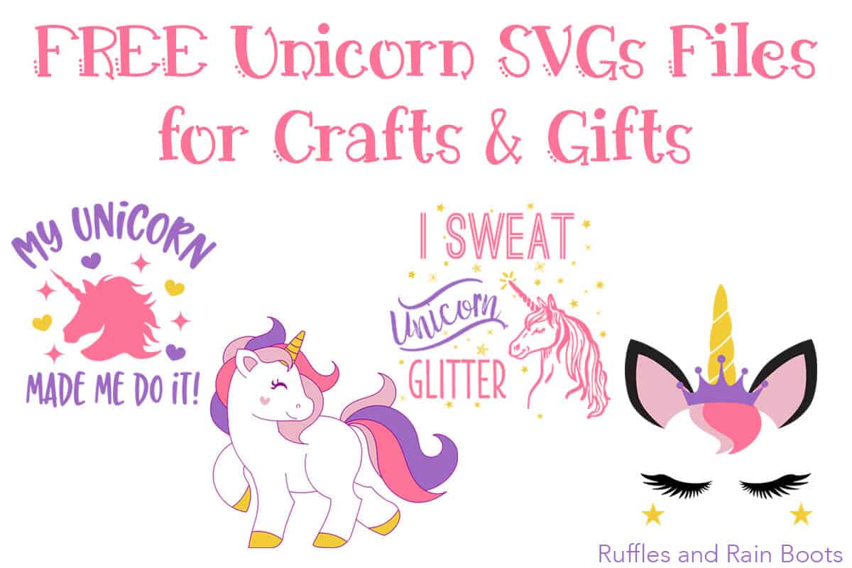 Unicorn SVG PNG files for Cricut Digital Download Clipart Papercraft ...