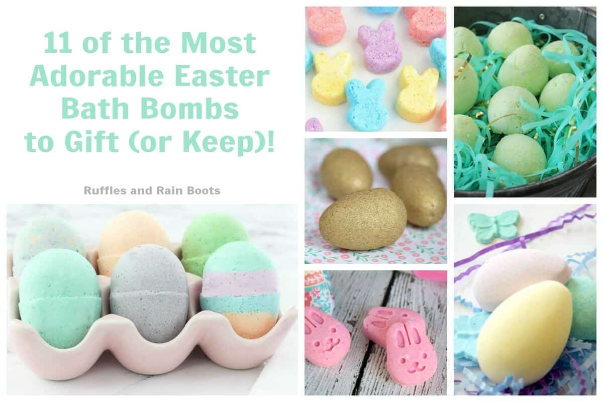 Non Candy Easter Basket Ideas for Teens and Tweens DIY Bath Bombs