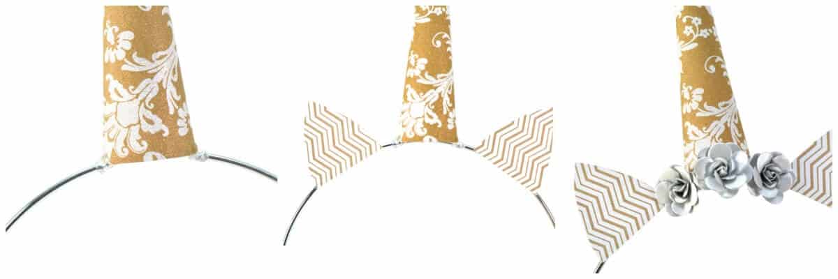 Assemble the unicorn ring hoop wall hanging