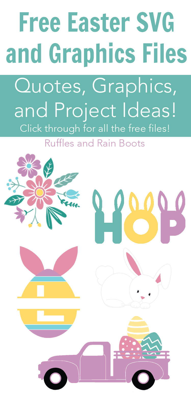 These free Easter SVG and graphics files will have your crafting game on point! From fonts to PNGs, quotes to SVGs, this Easter graphics collection has you covered (even if you're on a budget)! #digitalcraft #cricut #cutfiles #SVG #PNG #freeEaster #Easter