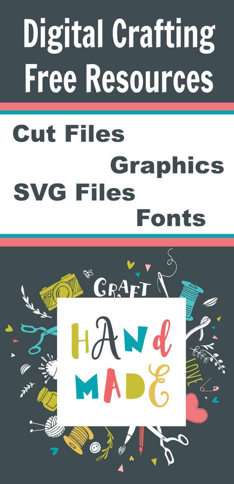Free Digital Craft Supplies Free SVG Files and Free Fonts for Handmade Gifts and Home Decor #digitalcraft #freesvgfiles #freefonts #freegraphics #cricut #silhouette #cuttingfiles #rufflesandrainboots