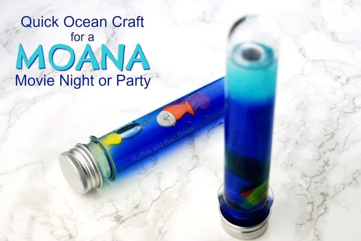 Ocean Craft for Kids Moana Movie Night Moana Party