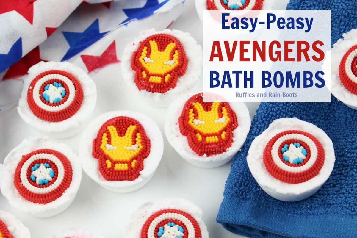 This fun Avengers bath salts craft will have any little one smiling
