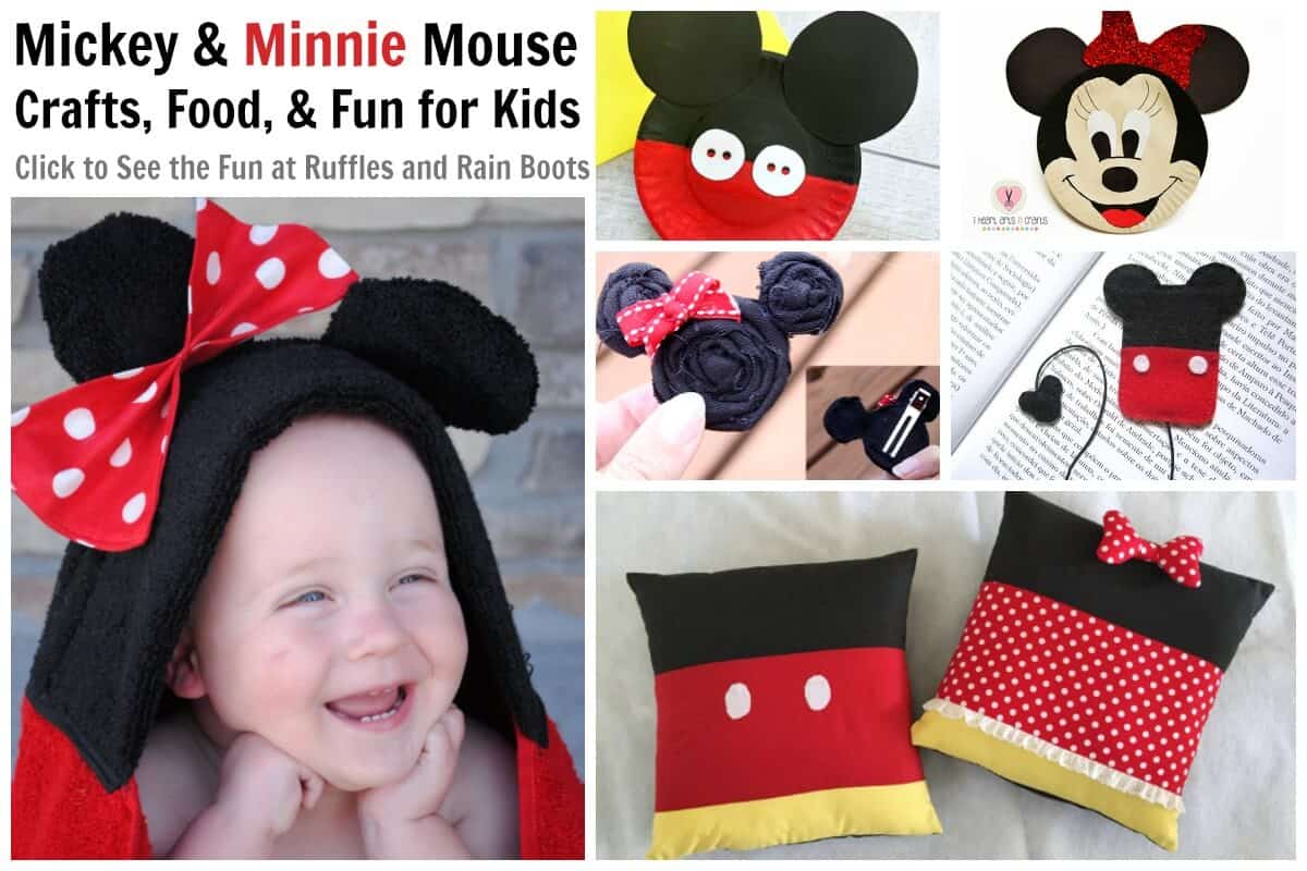 Mickey Mouse Crafts for a Birthday Party Playdate or Movie Night Fun