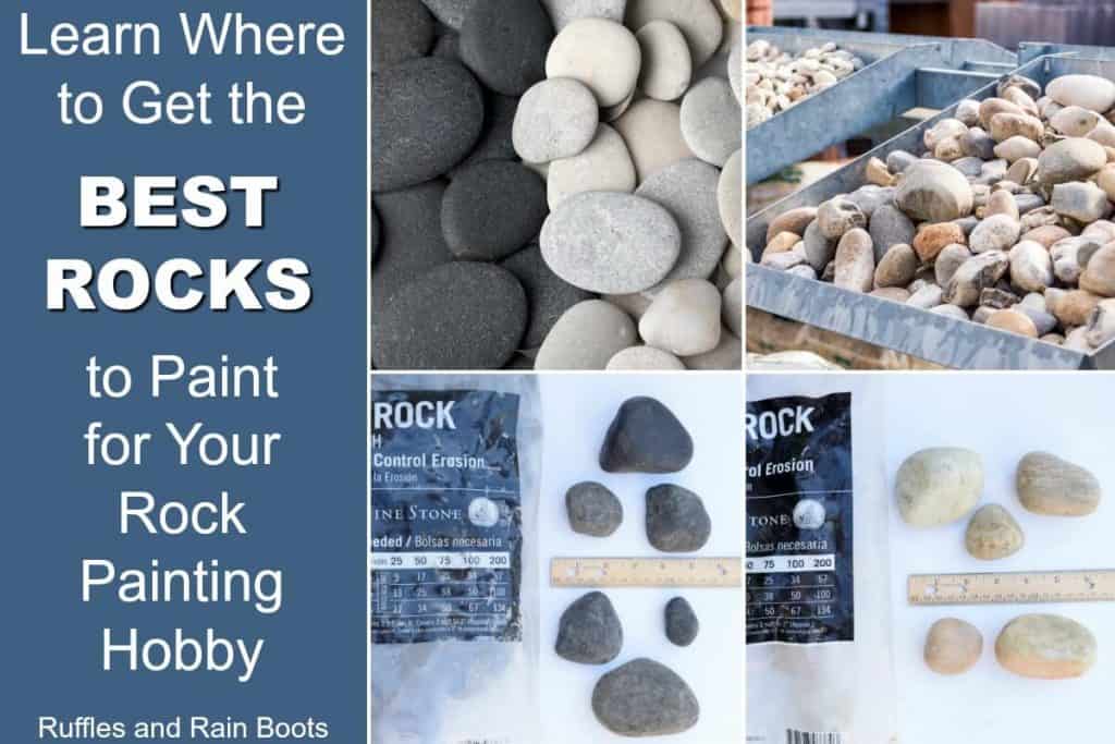 Where to Get Rocks for Rock Painting Ruffles and Rain Boots