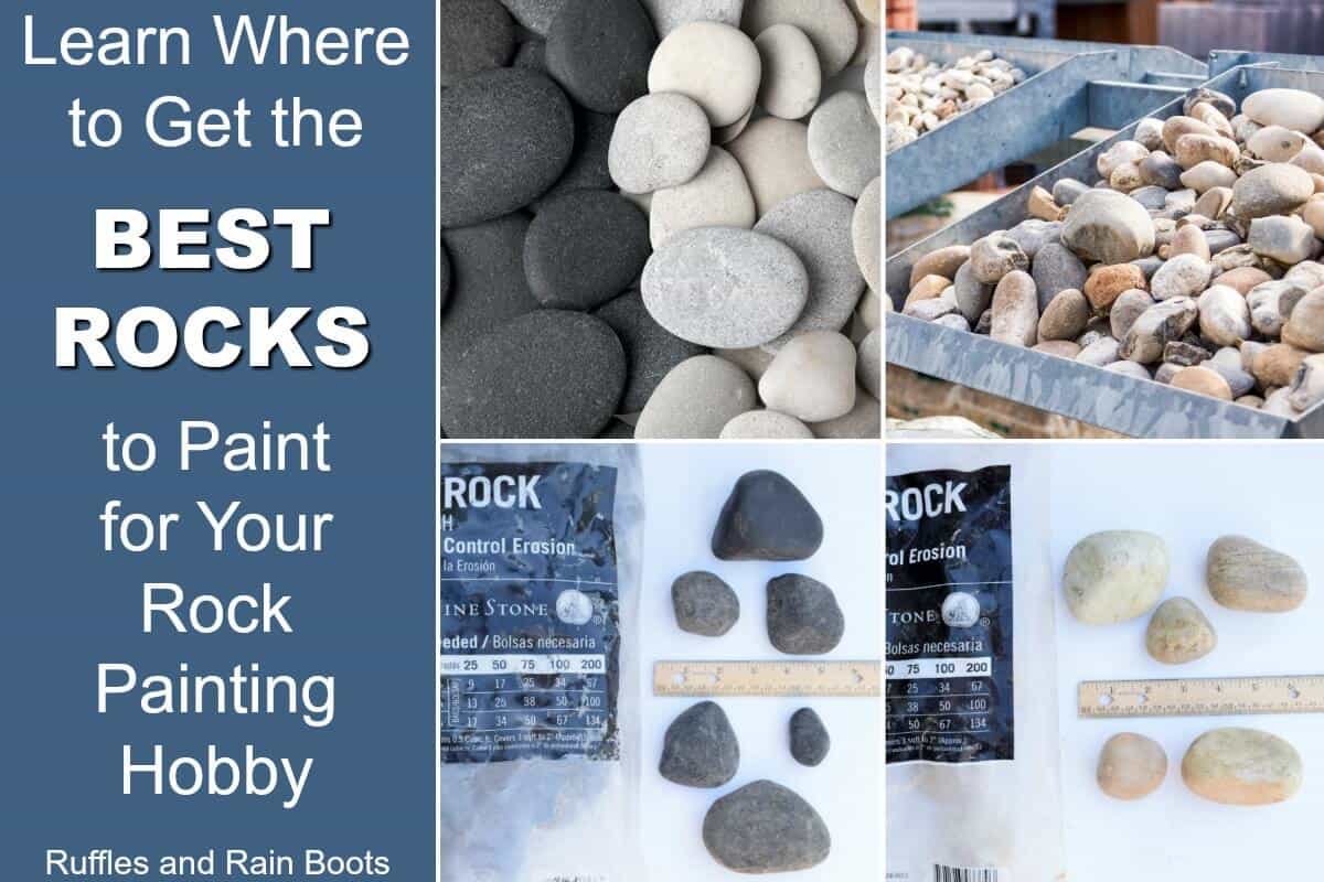 Learn where to get rocks to paint for rock painting and stone painting hobbies