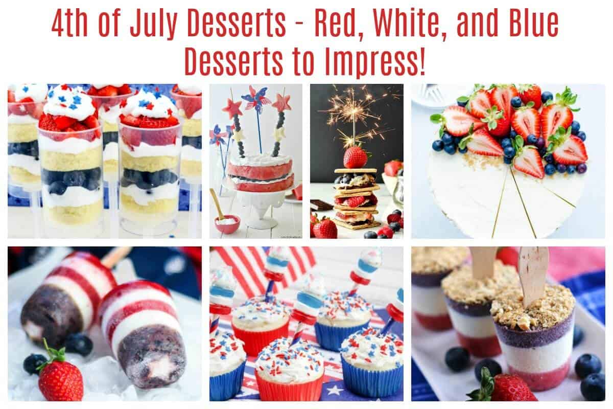July 4th Desserts to Impress Cakes Cupcakes Candy Bark Cheesecake