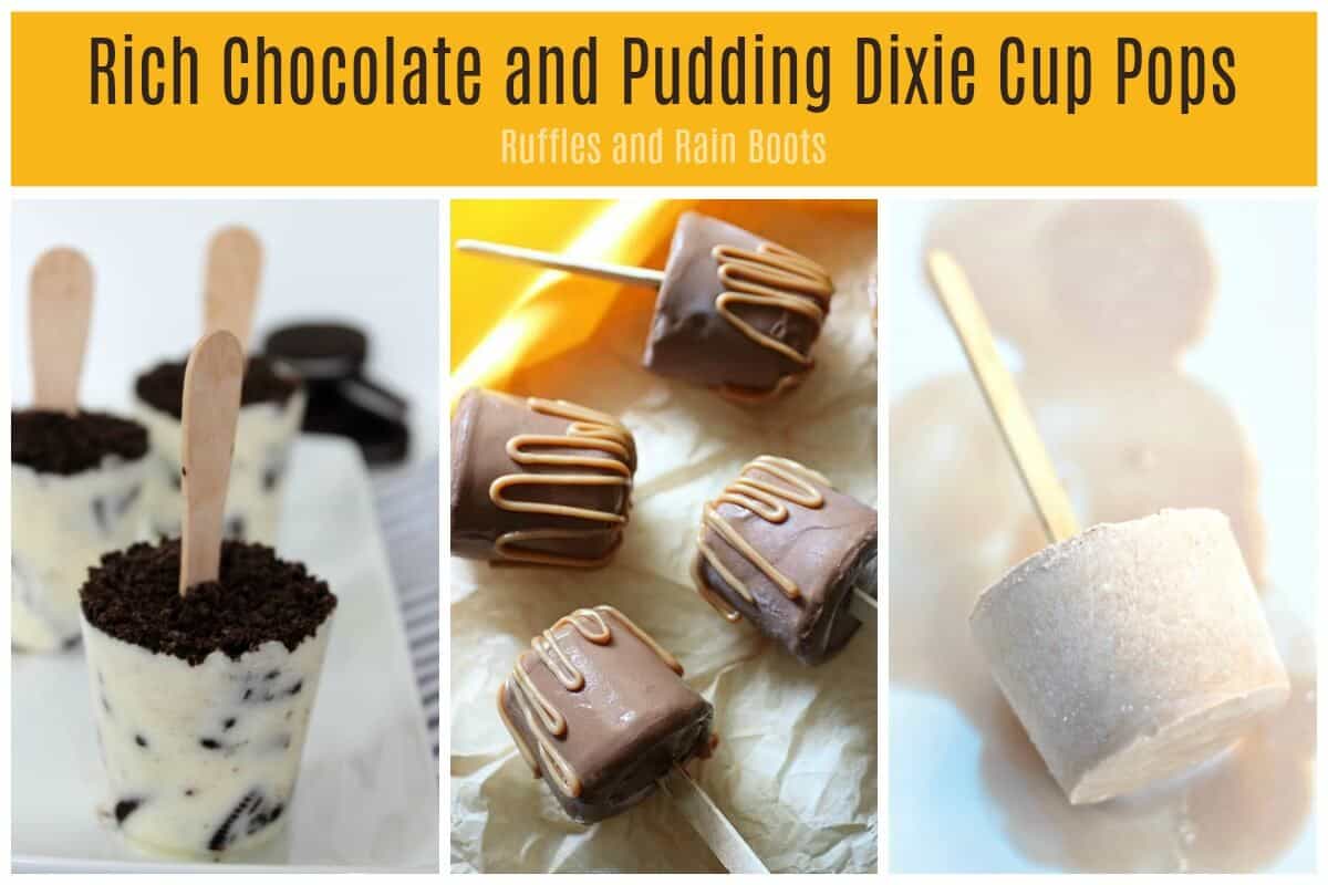 Chocolate Dixie Cup pops recipes