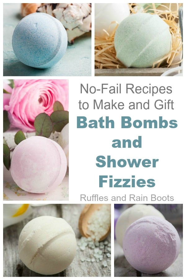 DIY Bath Bombs and Shower Fizzies Recipes