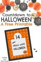 Set of Two: Free Halloween Countdown Printables