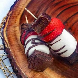 Strawberry Brownie Kebabs – A Fun Treat on a Stick!