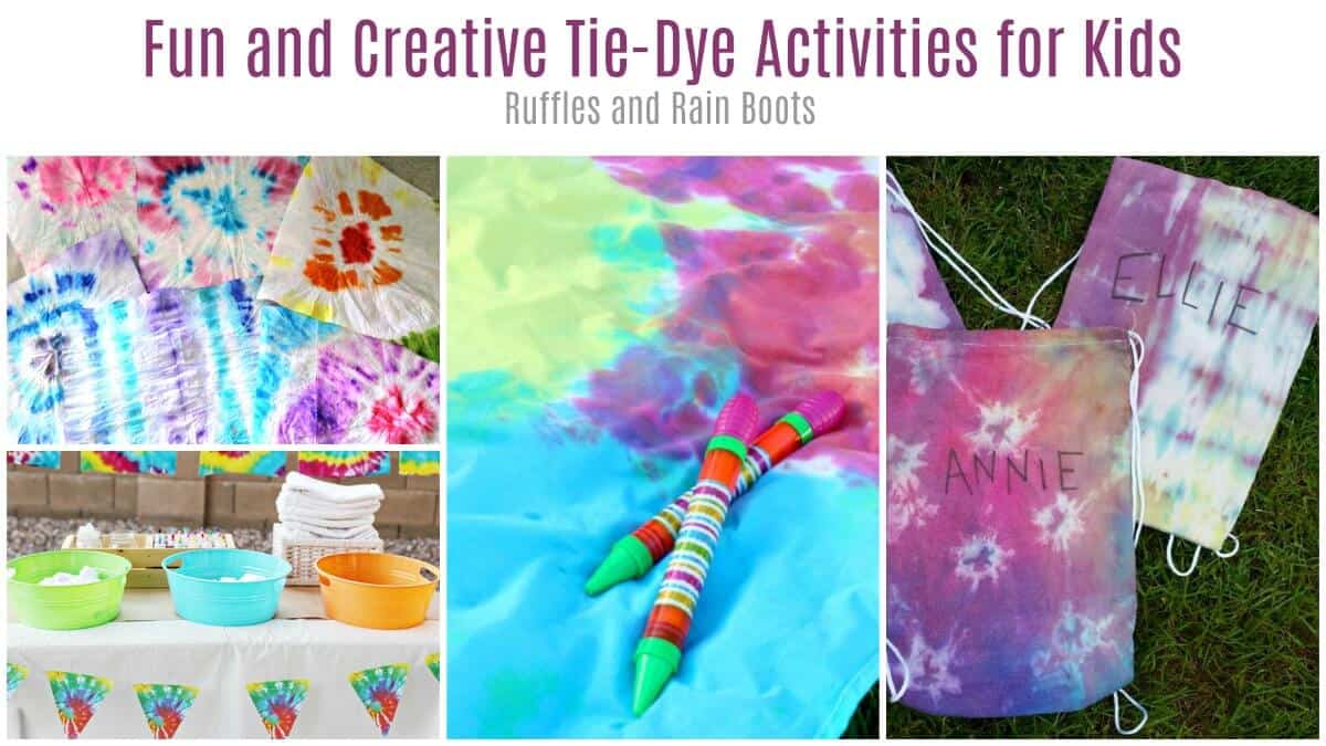 Tie-dye activities for teens