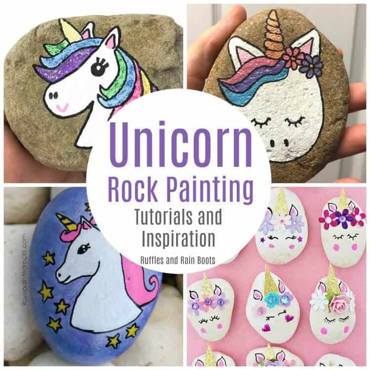 Rock Painting Ideas and Easy Tips - Ruffles and Rain Boots