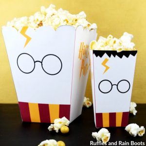 Free Harry Potter Popcorn Box Printables – Two Sizes!