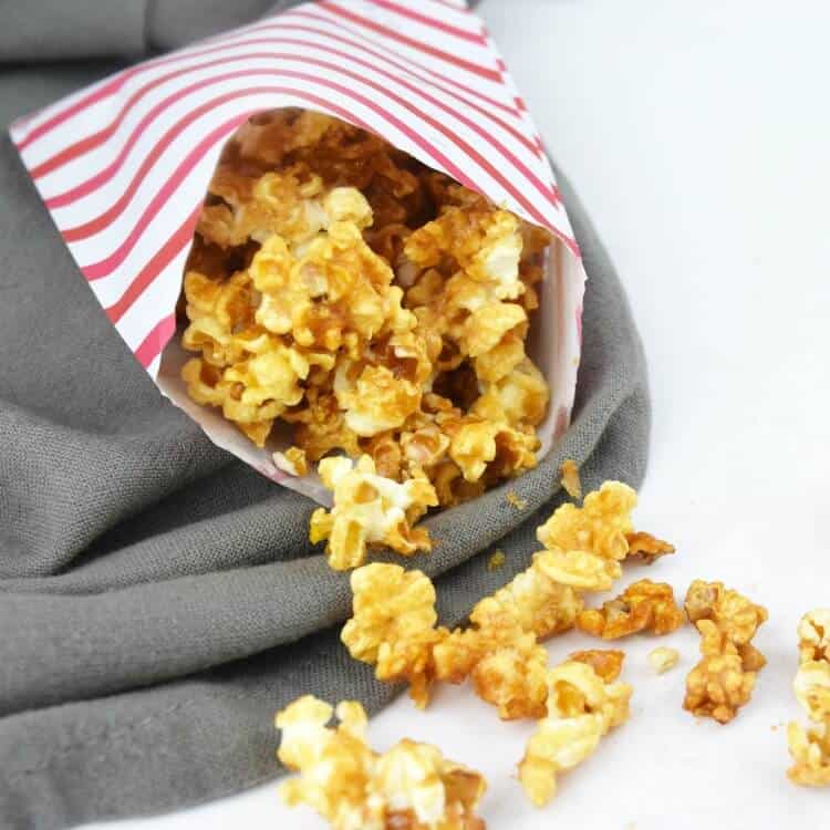 Healthy Caramel Popcorn