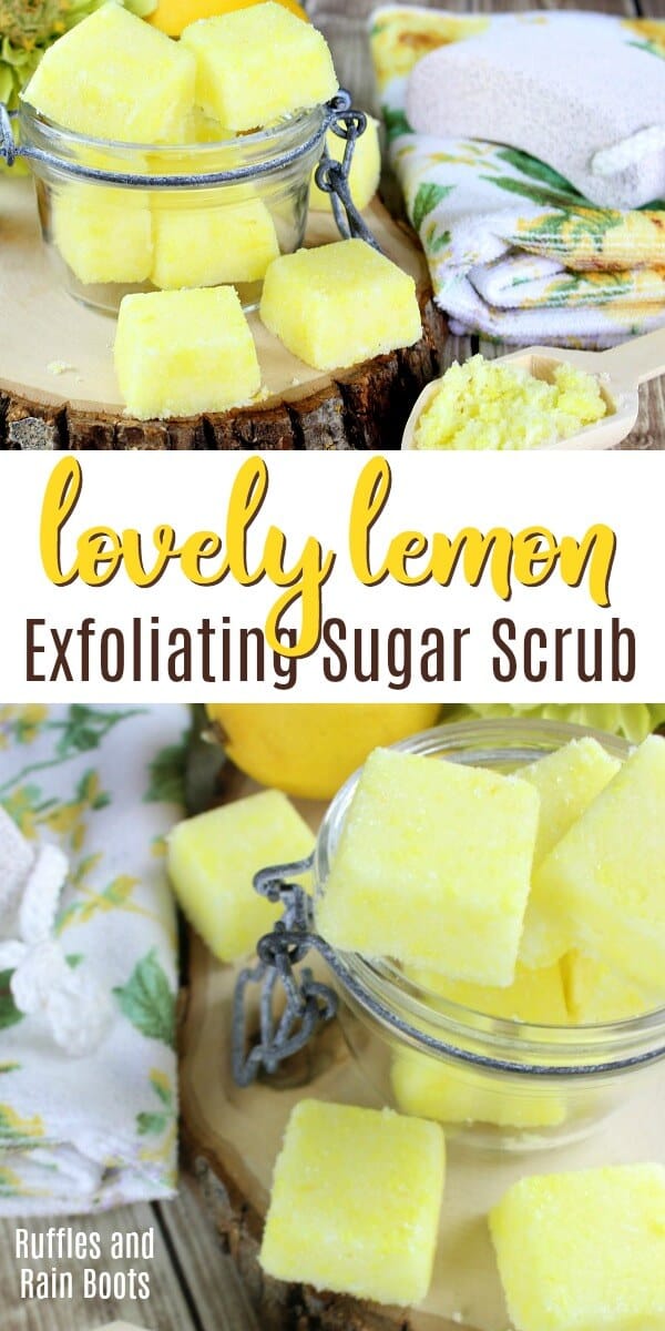 Exfoliate with DIY Sugar Scrub Cubes