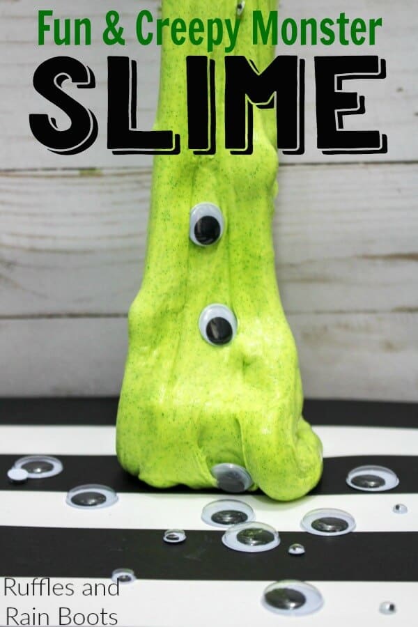 Halloween Glitter Slime Monsters