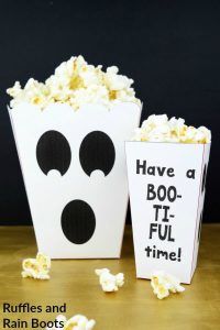 Halloween Popcorn Box Printables - Adorable, Free, and Fun!