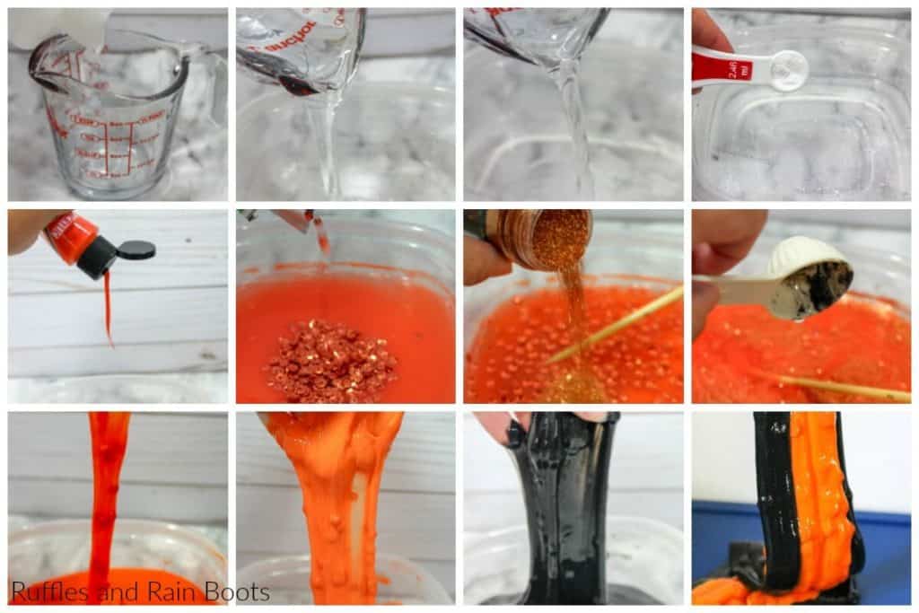2 Color Halloween Slime - Fun Slime for the Spookiest Holiday