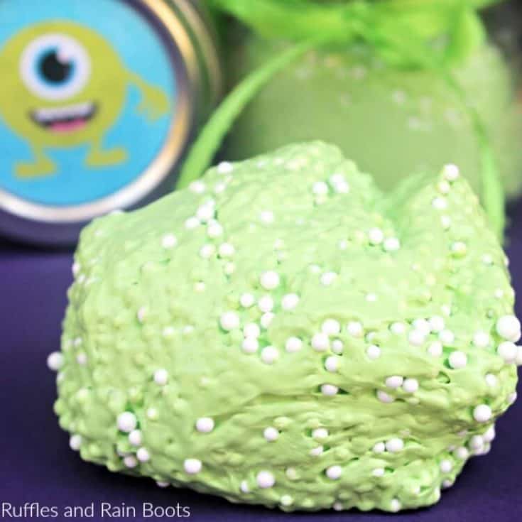 Monster Floam - Sensory Halloween Fun and a Printable!