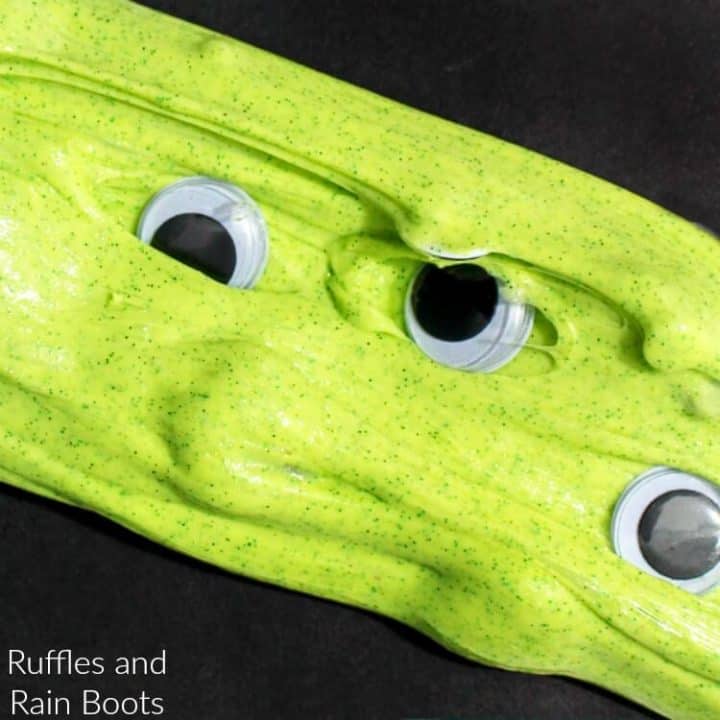Easy Monster Slime for Halloween - Ruffles and Rain Boots