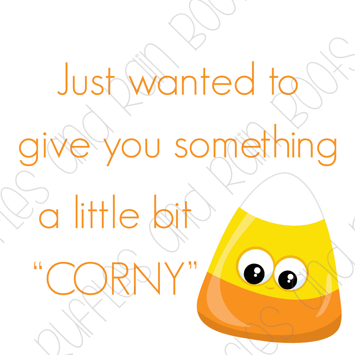 picture of candy corn gift tag