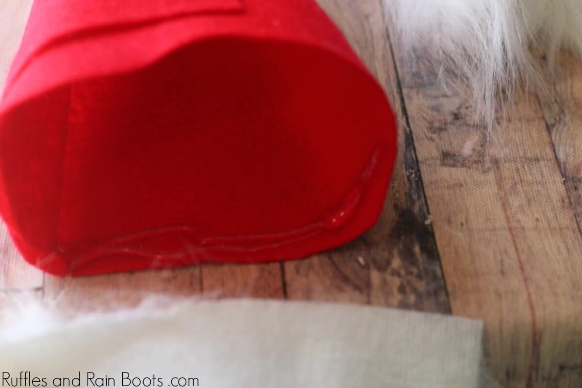 how to make a gnome wine bottle cover