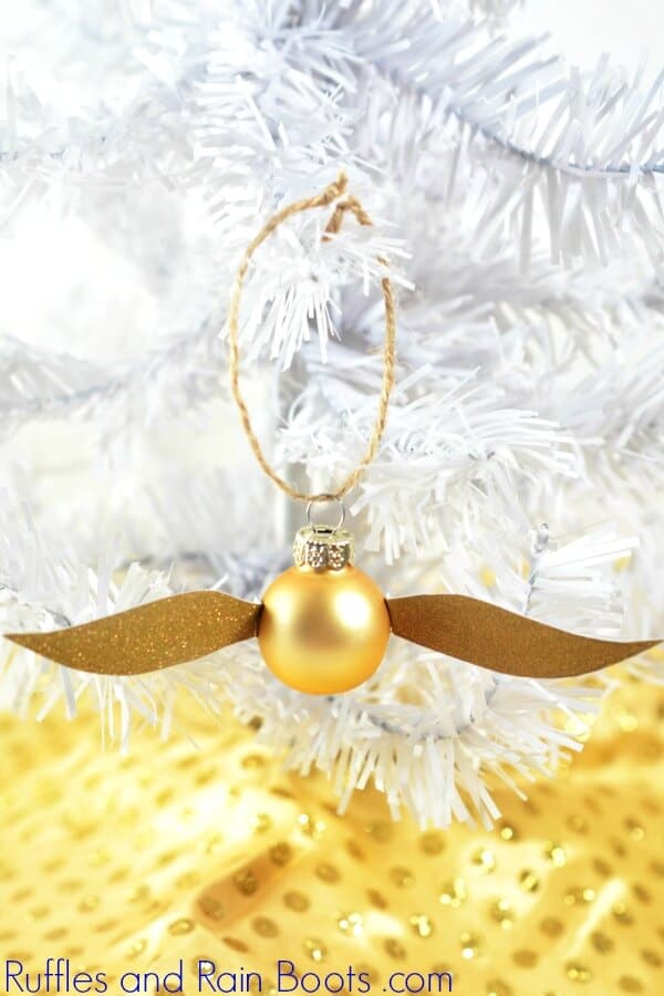 Harry Potter Craft Ideas - Make a Golden Snitch Ornament