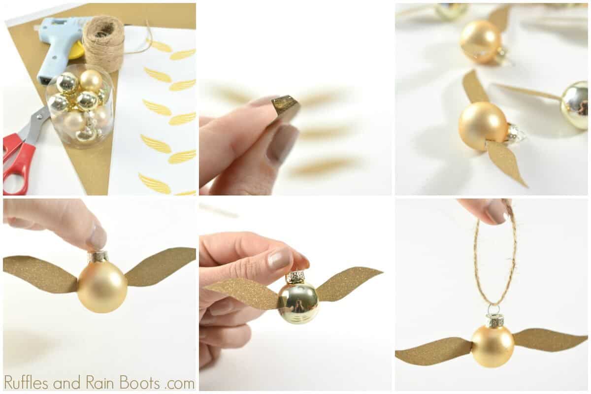 How to make a golden snitch from Harry Potter Quidditch