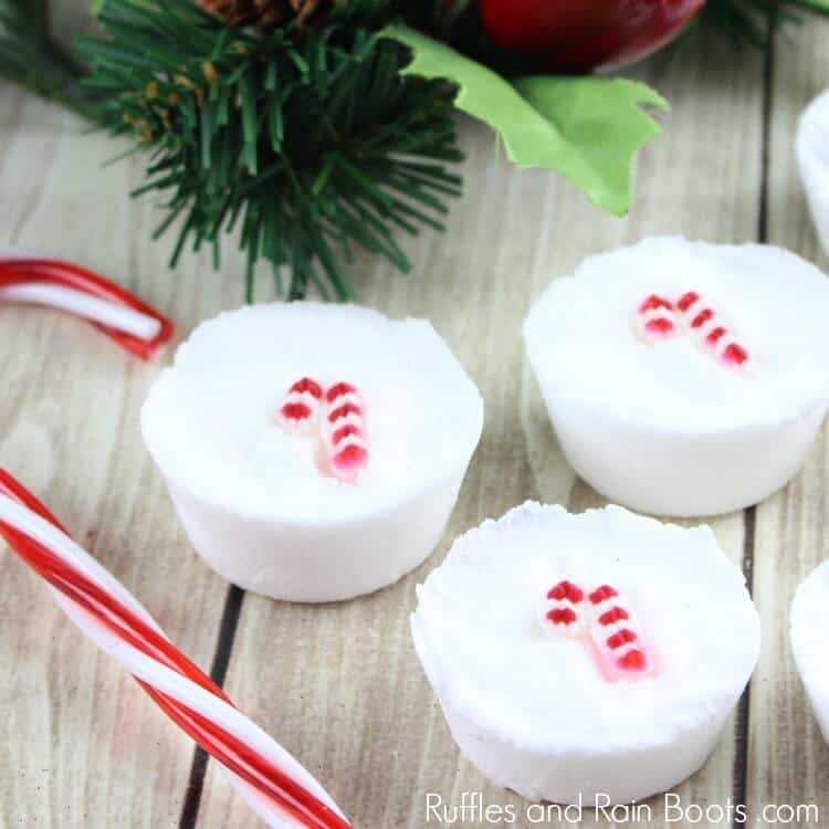 Candy Cane Shower Bombs