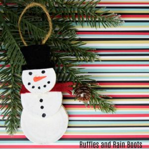 Easy Snowman Ornament