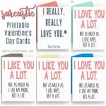 Free Sarcastic Printable Valentines - Cards for Adults