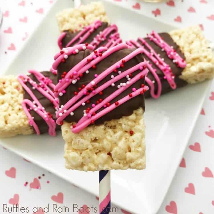 Valentines Day Rice Cereal Treats