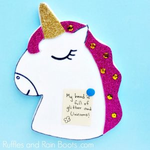 DIY Unicorn Pin Board – Pin Notes to Your Magical Wall